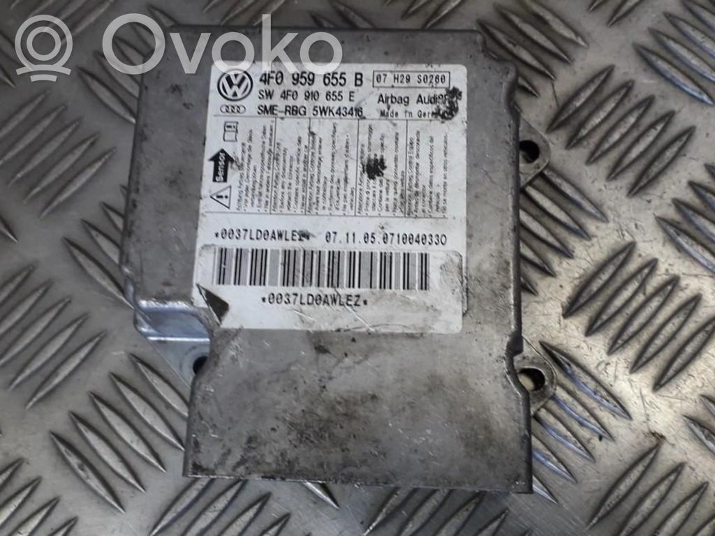 Audi A6 S6 C6 4F Centralina/modulo airbag