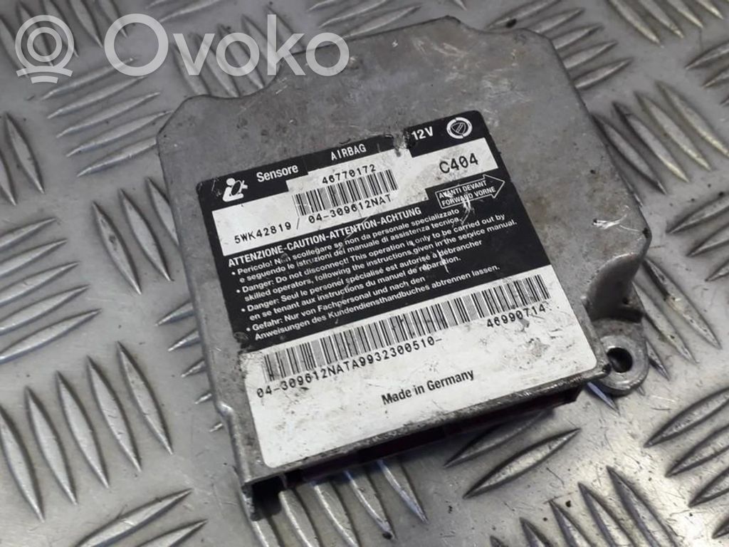 Fiat Marea Airbag control unit/module 