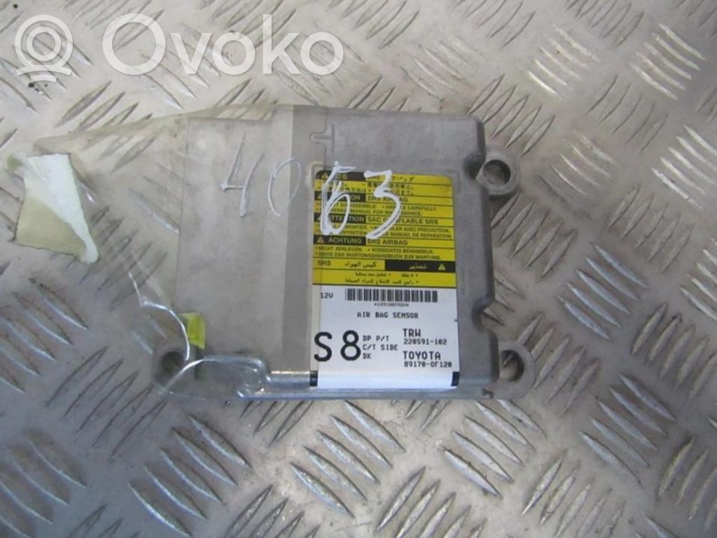 Airbag control unit/module   891700F120,220591102,220591102,891700F120