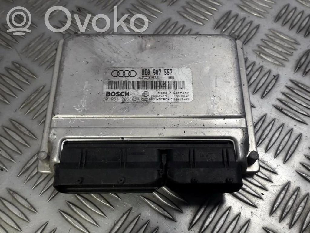 Unidad de control/módulo del motor   8E0907557,0261206051,0261206051,8E0907557