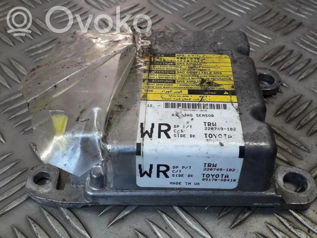 Toyota Yaris Unidad de control/módulo del Airbag