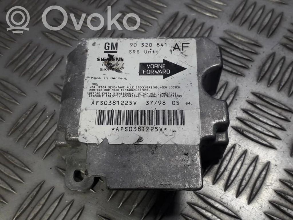 Opel Astra G Centralina/modulo airbag