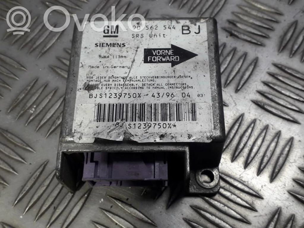 Centralina/modulo airbag   90562544BJ,GM90562544,45WK4113A,90562544BJ,GM90562544,GM90562544BJ