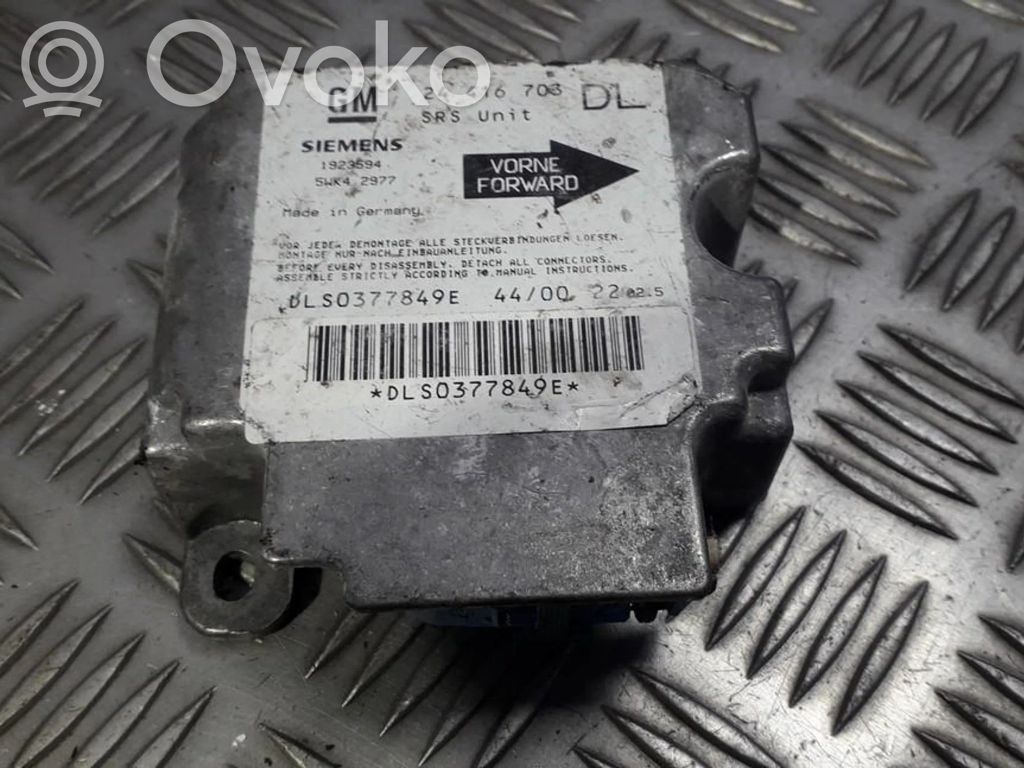 Opel Astra G Centralina/modulo airbag 