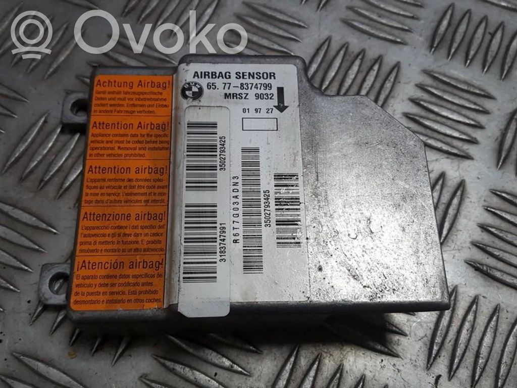 BMW 5 E39 Sterownik / Moduł Airbag 