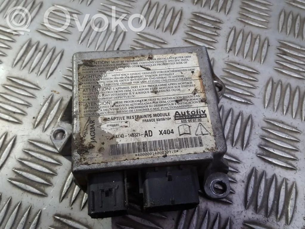 Airbag control unit/module   4X4314B321AD,4X4314B321AD,4X4314B321AD,603449700