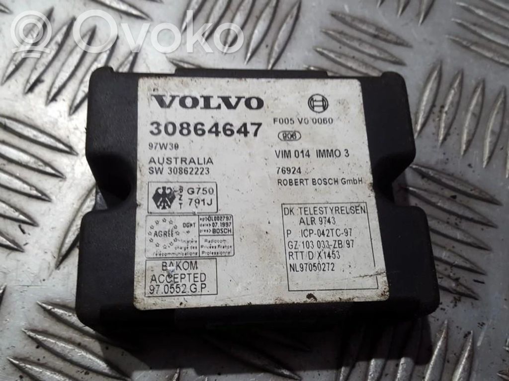 Moduł / Sterownik immobilizera   30864647,97W39,30864647,97W39