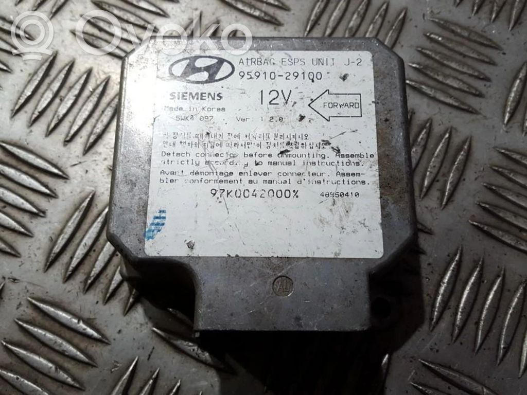 Hyundai Lantra II Turvatyynyn ohjainlaite/moduuli