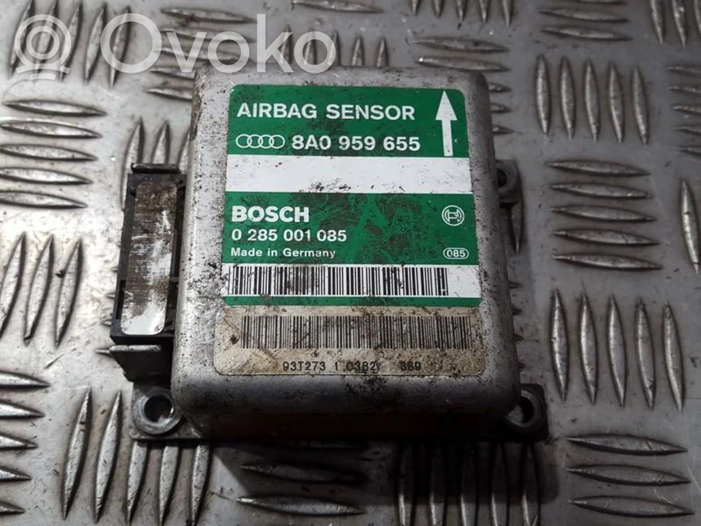 Module de contrôle airbag   8A0959655,0285001085,0285001085,8A0959655