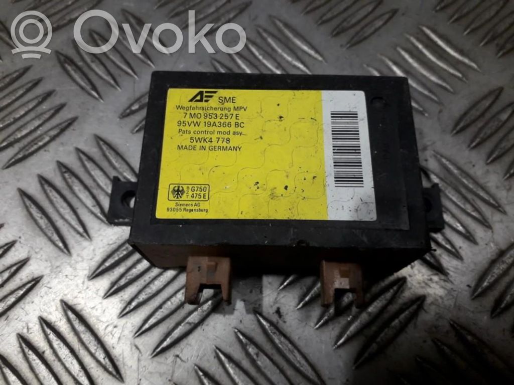 Immobilizer control unit/module   7M0953257E,95VW19A366BC,7M0953257E,95VW19A366BC