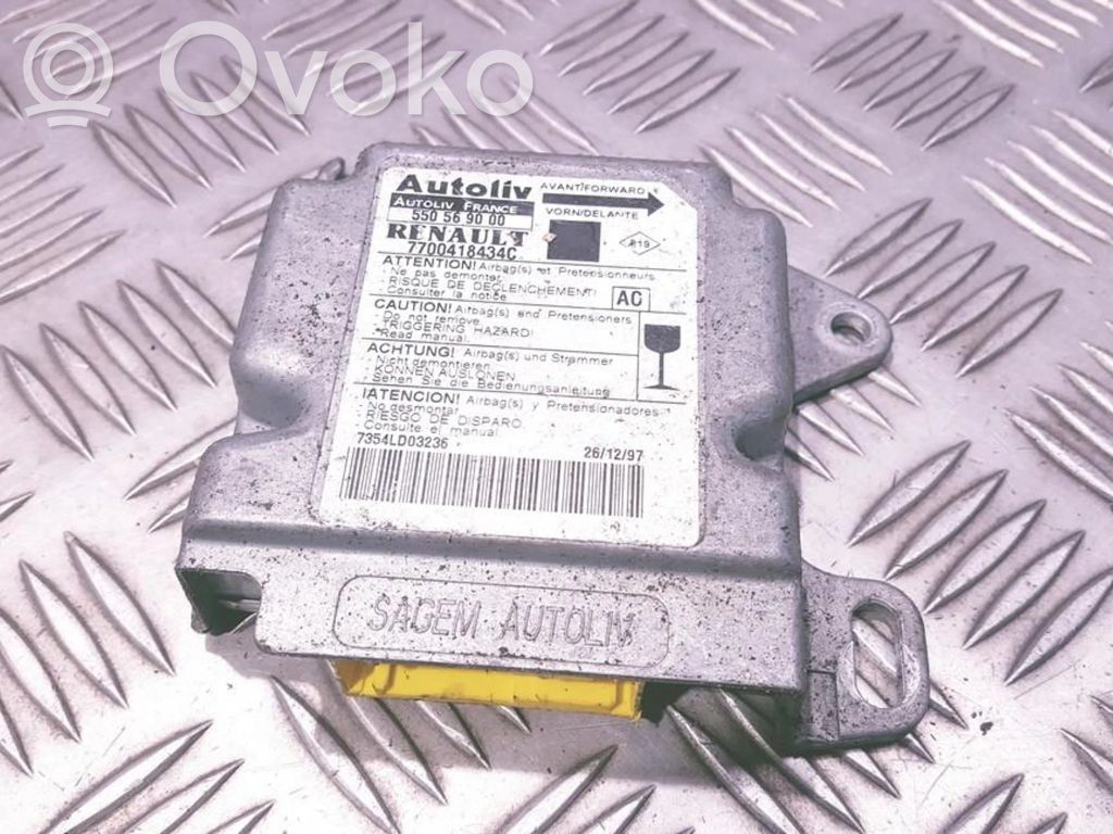 Renault Scenic I Module de contrôle airbag