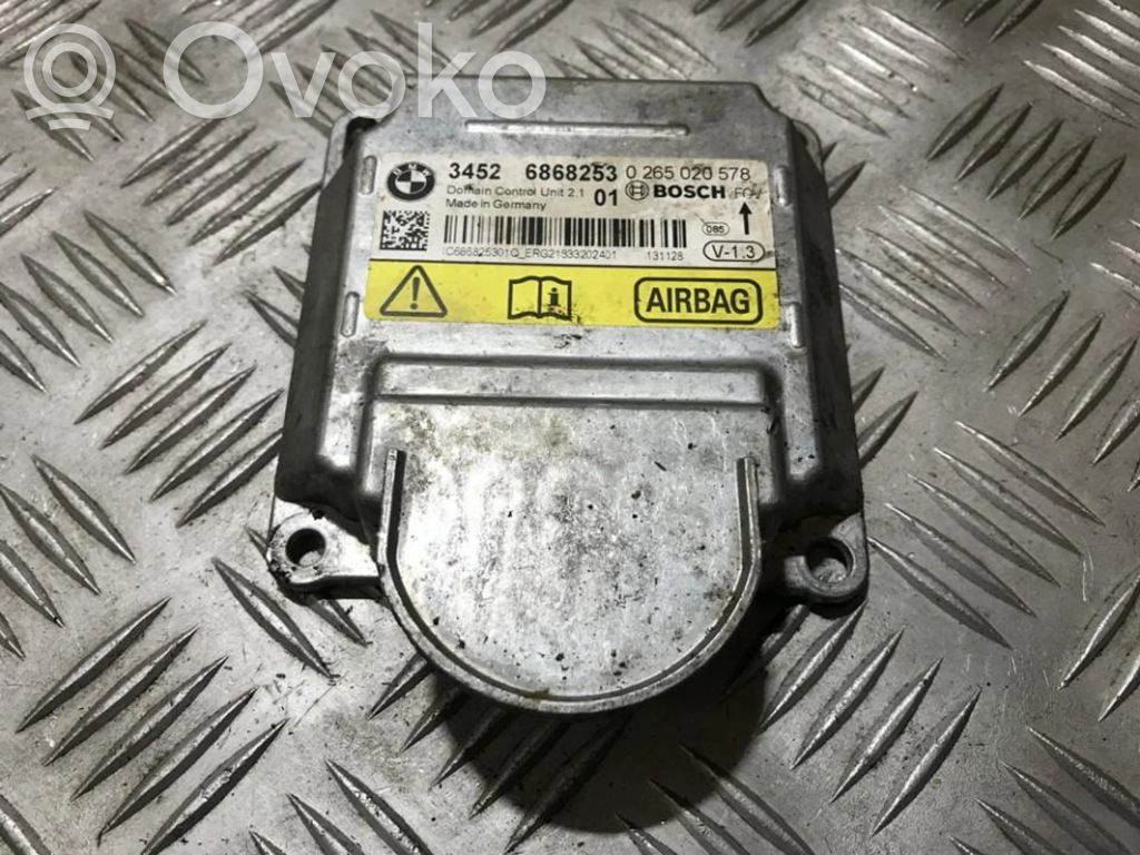 BMW 3 F30 F35 F31 Centralina/modulo airbag 