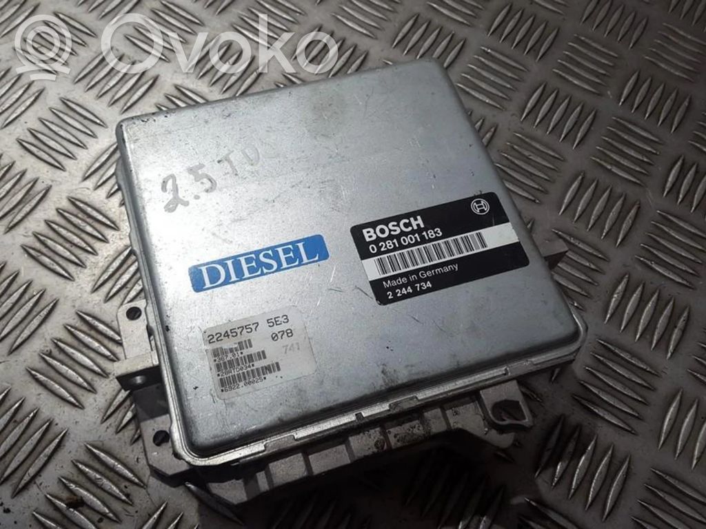Sterownik / Moduł ECU   0281001183,2244734,0281001183,2244734