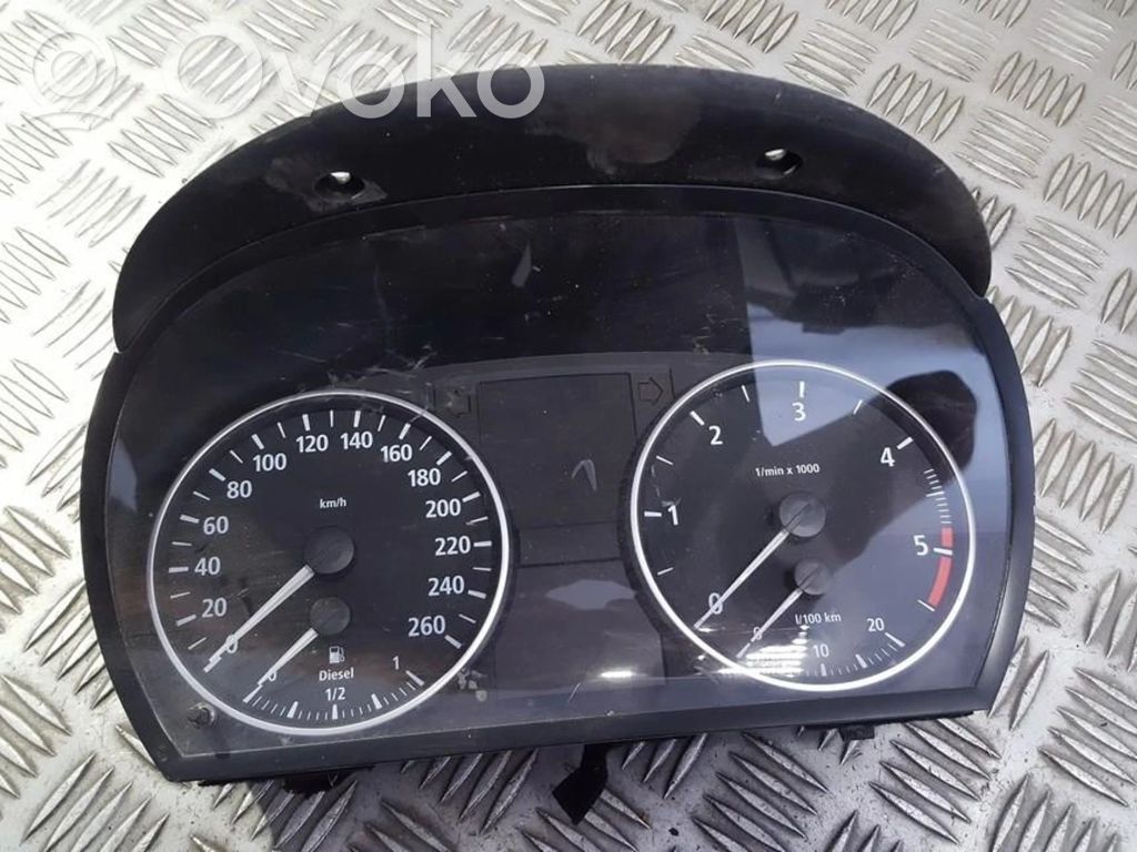 BMW 3 E90 E91 Geschwindigkeitsmesser Cockpit 
