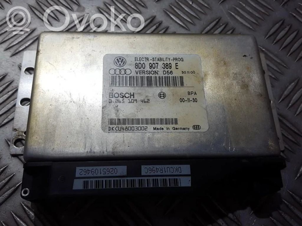 ABS-ohjainlaite/moduuli   8D0907389E,0265109462,0265109462,8D0907389E