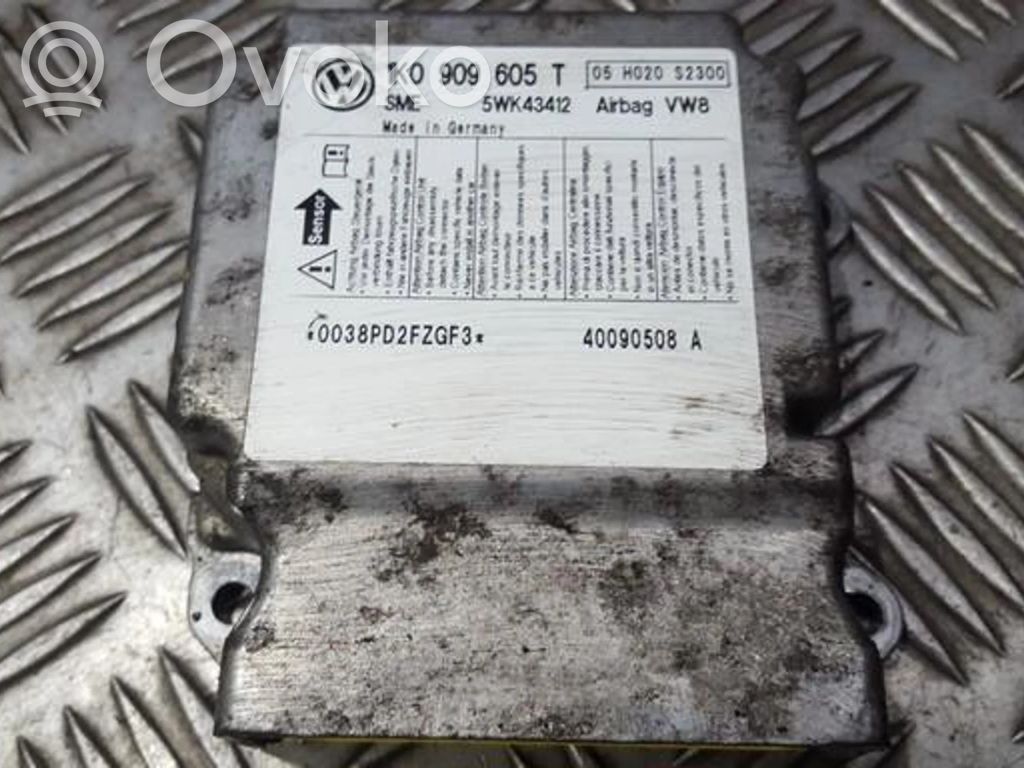 Skoda Octavia Mk2 (1Z) Unitate/modul de comandă airbaguri 