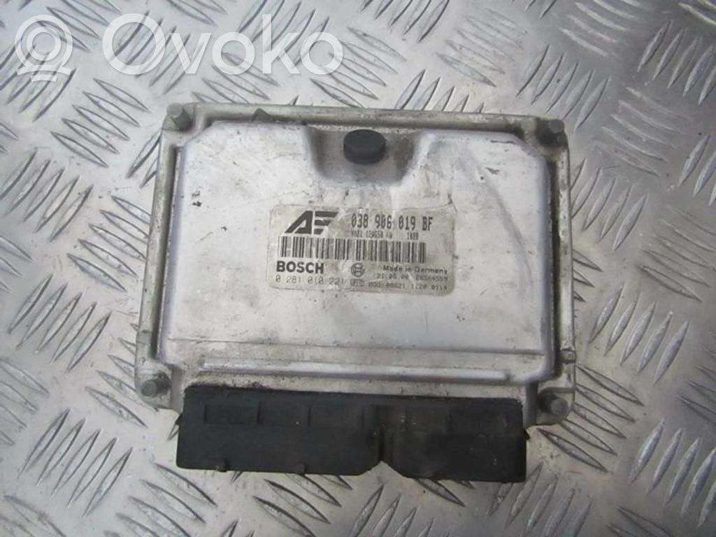Moottorin ohjainlaite/moduuli   038906019BF,0281010221,0281010221,038906019BF