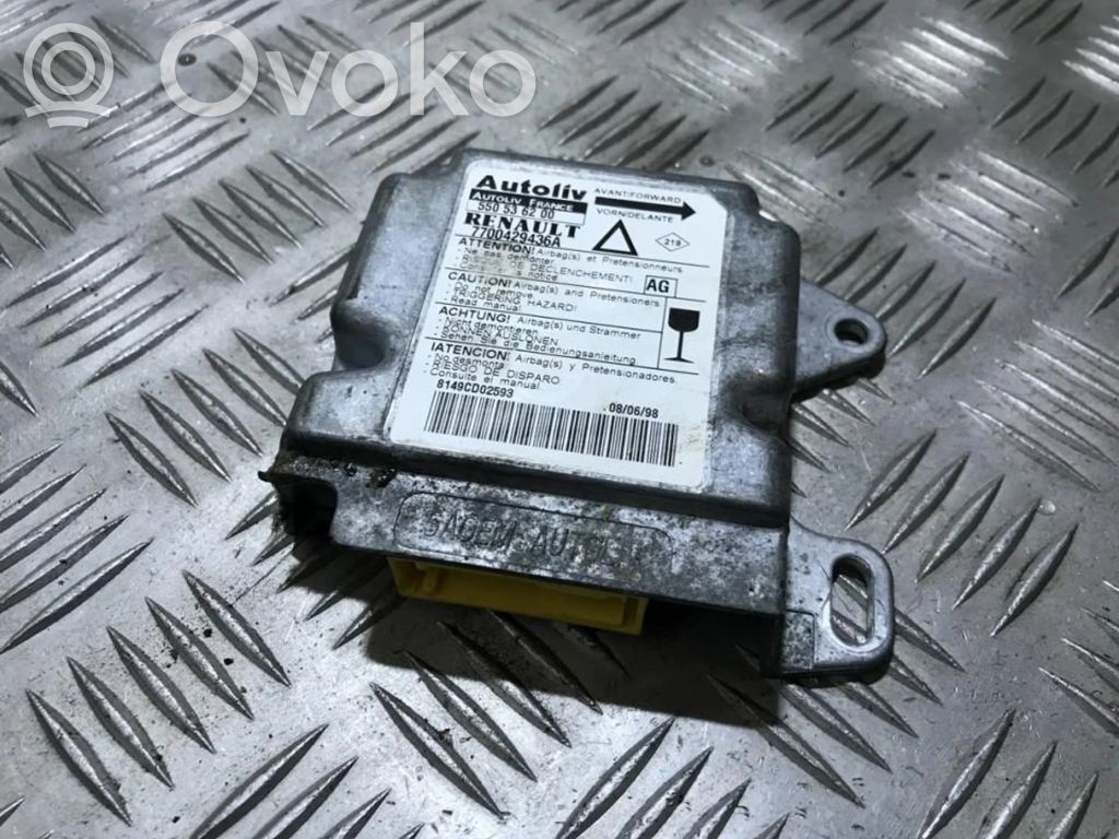Renault Laguna I Unitate/modul de comandă airbaguri 