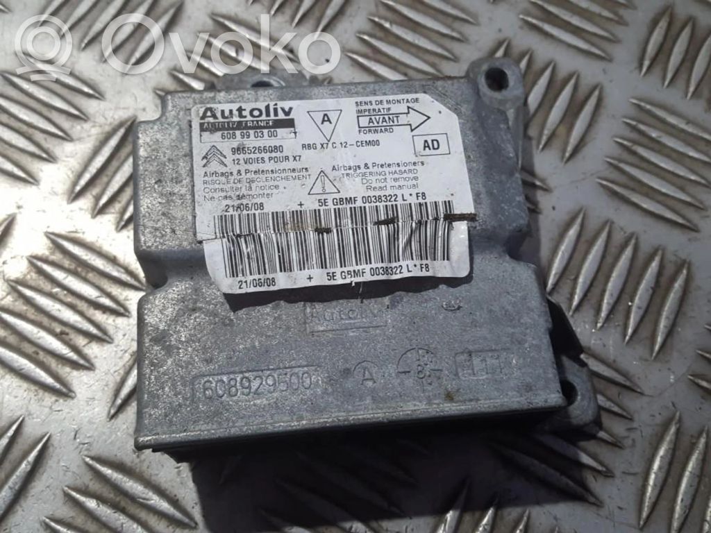 Citroen C5 Centralina/modulo airbag