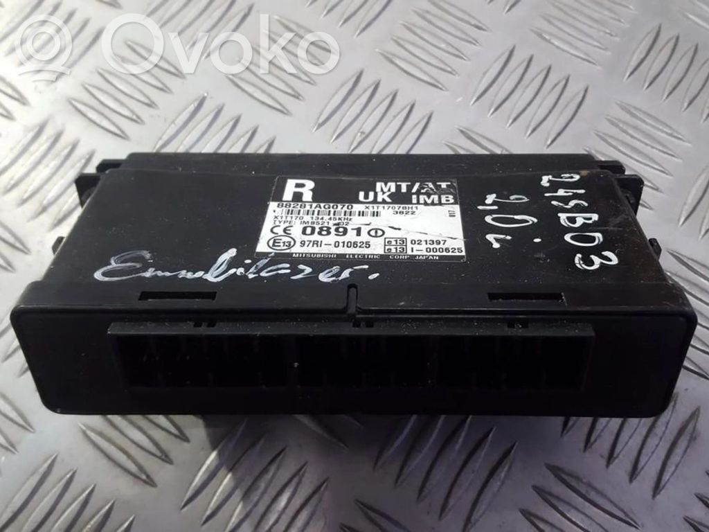 Autres unités de commande / modules   88281AG070,X1T17078H1,88281AG070,97RI010625,97RI010625,X1T17078H1