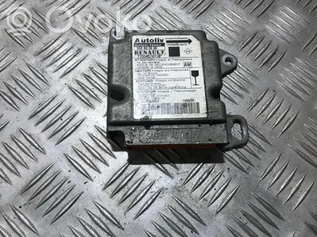 Renault Scenic I Centralina/modulo airbag