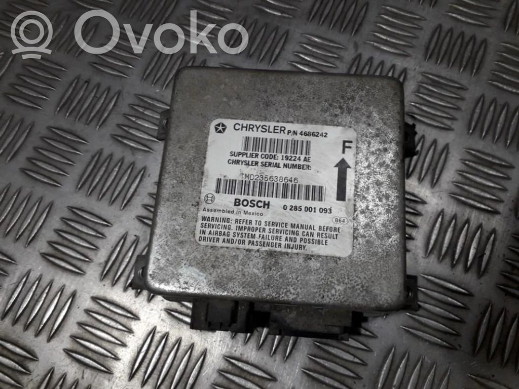 Airbag control unit/module   4686242,0285001093,0285001093,4686242