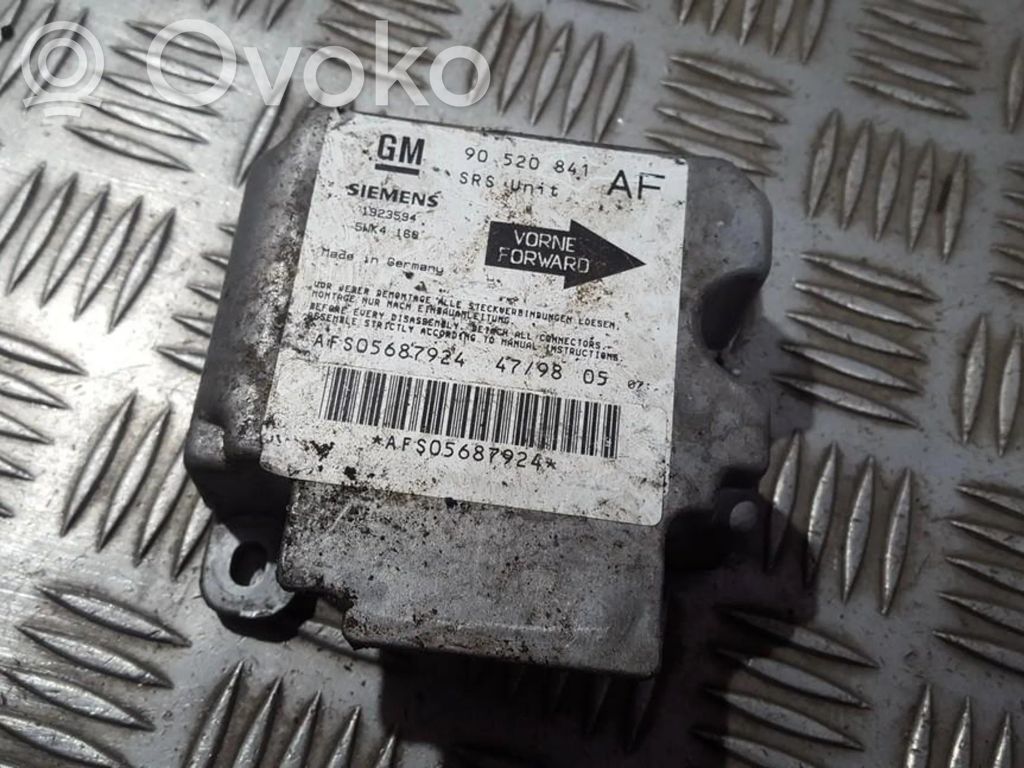 Centralina/modulo airbag   90520841AF,5WK41681923594,1923594,5WK4168,90520841AF