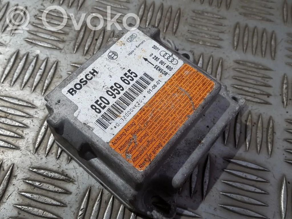 Turvatyynyn ohjainlaite/moduuli   8E0959655,0285001400,0285001400,8E0959655
