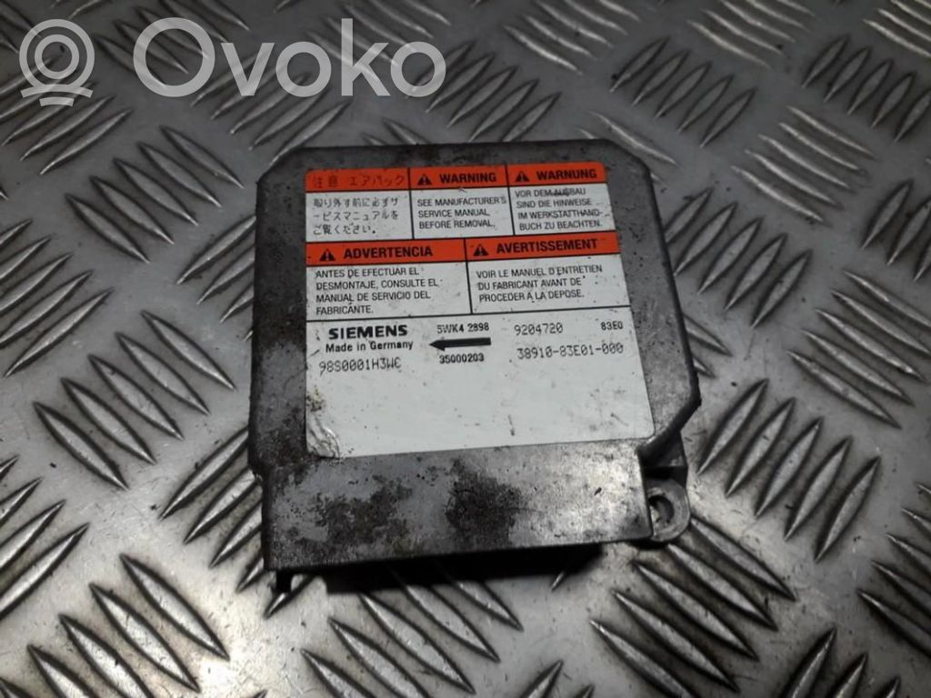 Opel Agila A Centralina/modulo airbag 