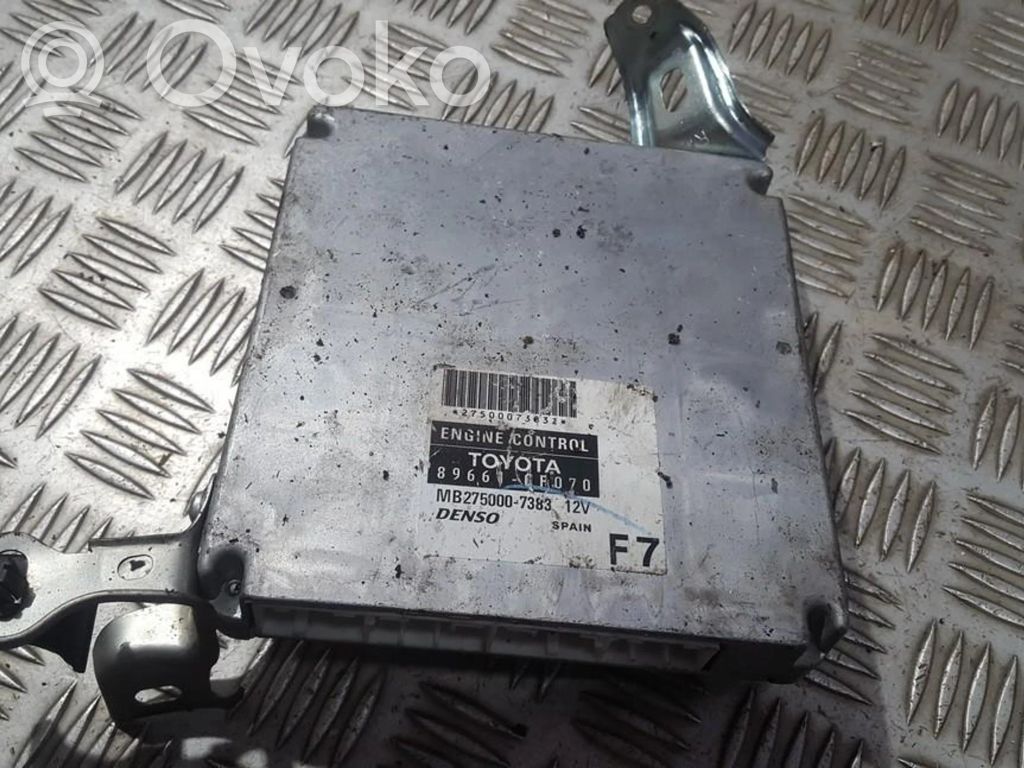 Toyota Corolla Verso E121 Sterownik / Moduł ECU 