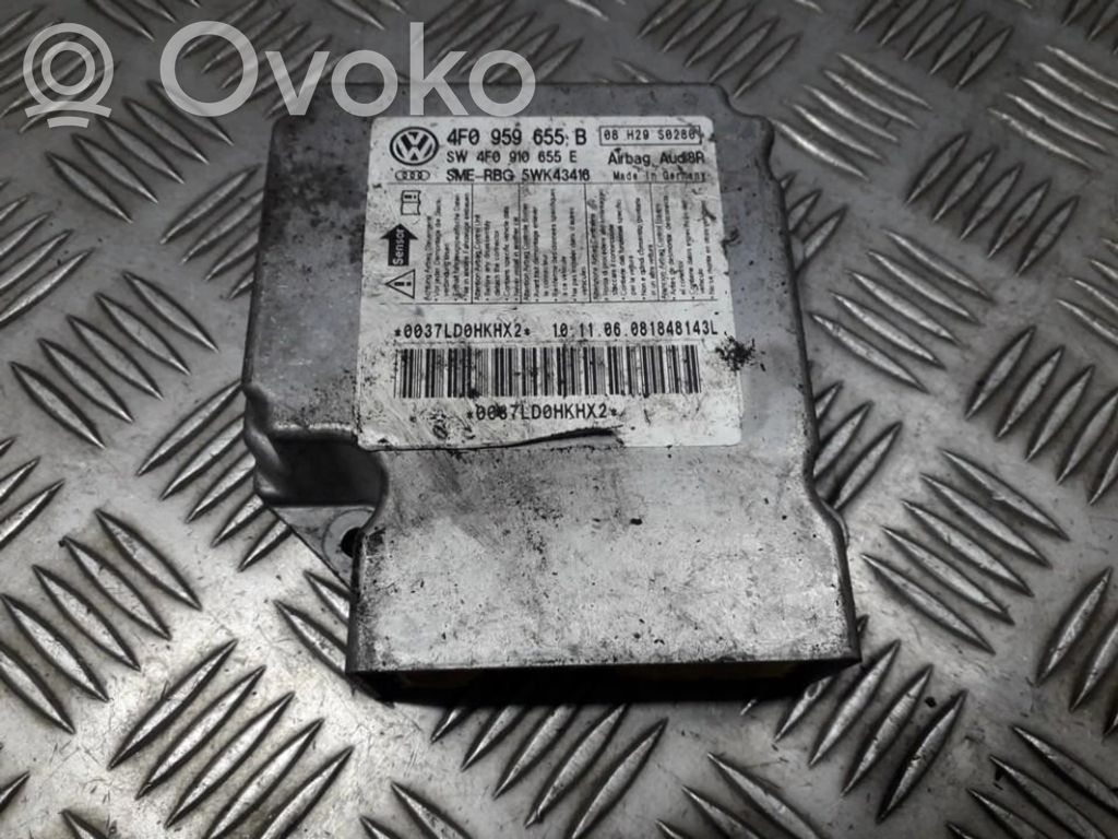 Module de contrôle airbag   4F0959655B,4F0910655E,4F0910655E,4F0959655B,5WK43416