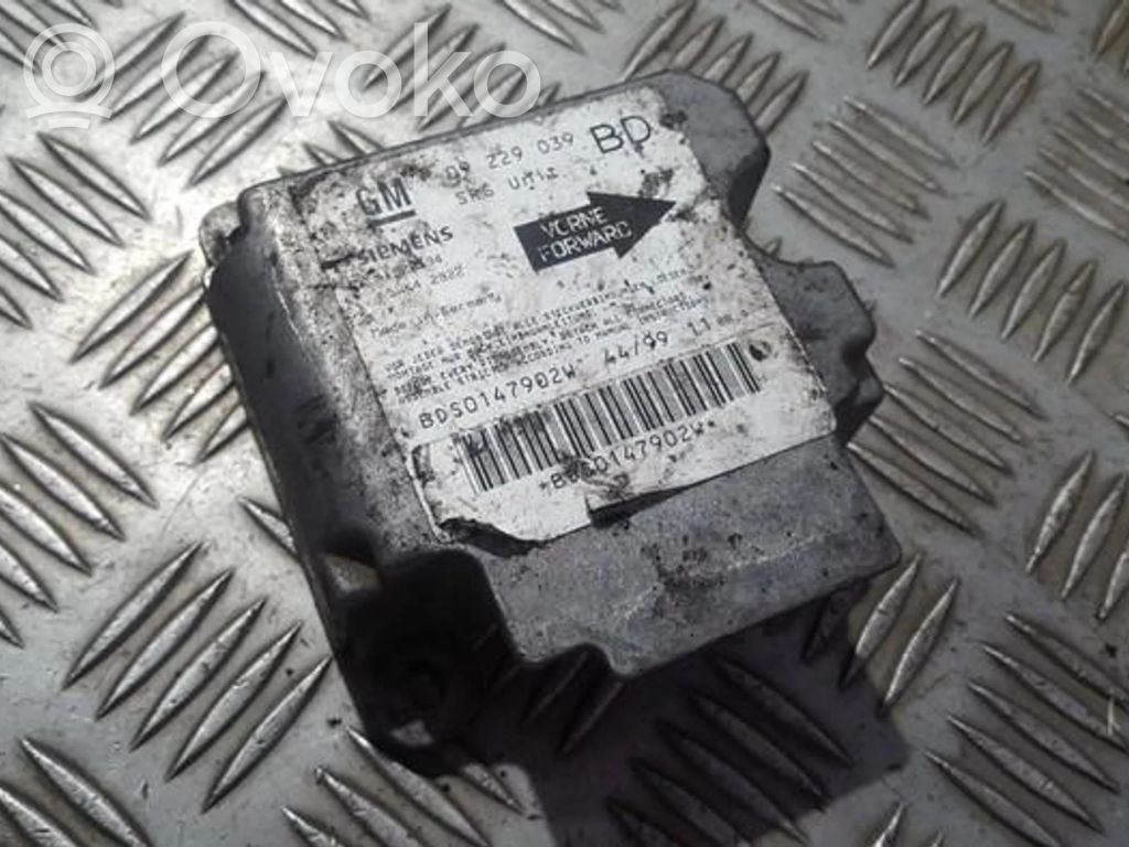 Unidad de control/módulo del Airbag   09229039BD,5WK42922,09229039BD,5WK42922