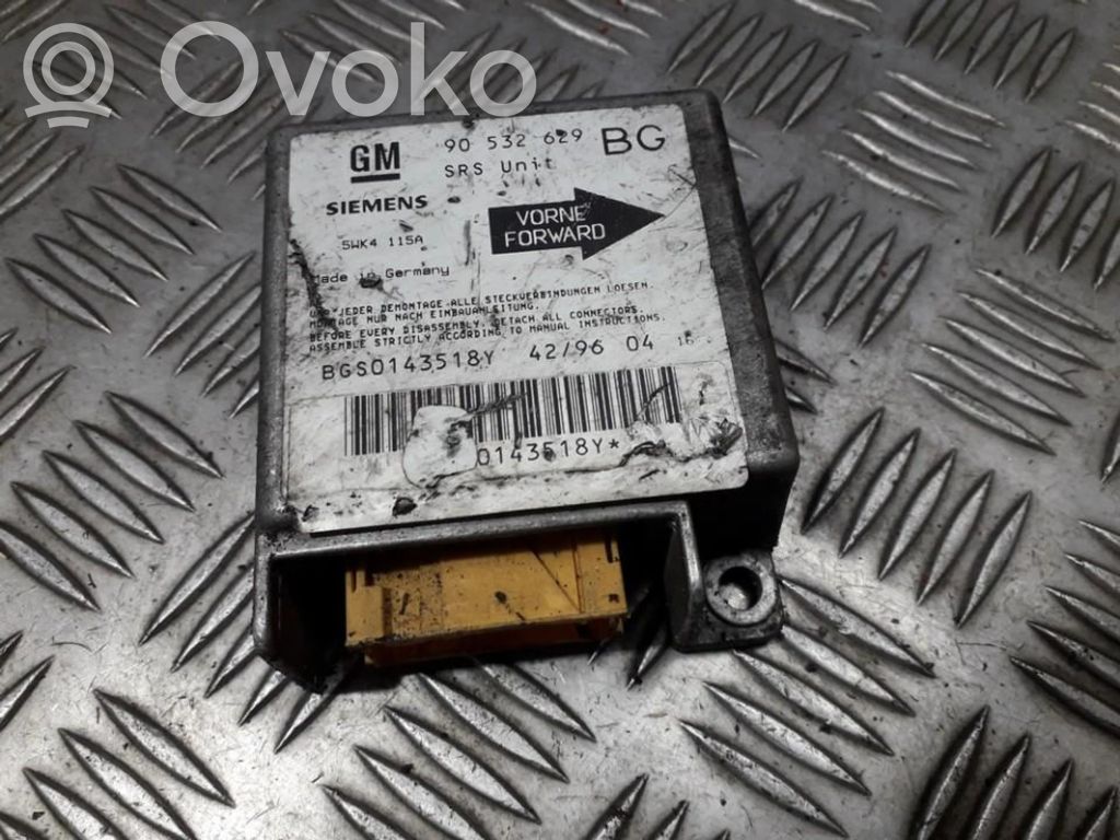 Opel Corsa B Sterownik / Moduł Airbag 