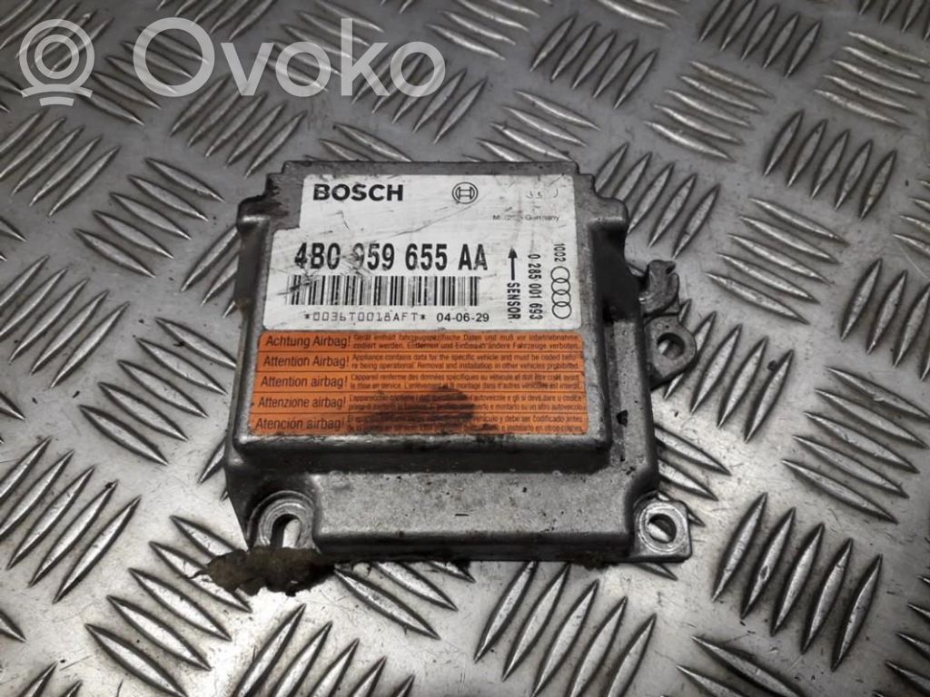 Centralina/modulo airbag   4B0959655AA,0285001693,0285001693,4B0959655AA