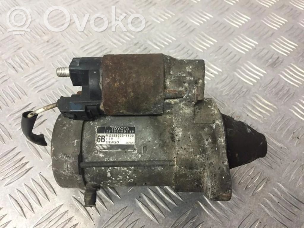 Toyota Corolla Verso AR10 Motorino d’avviamento