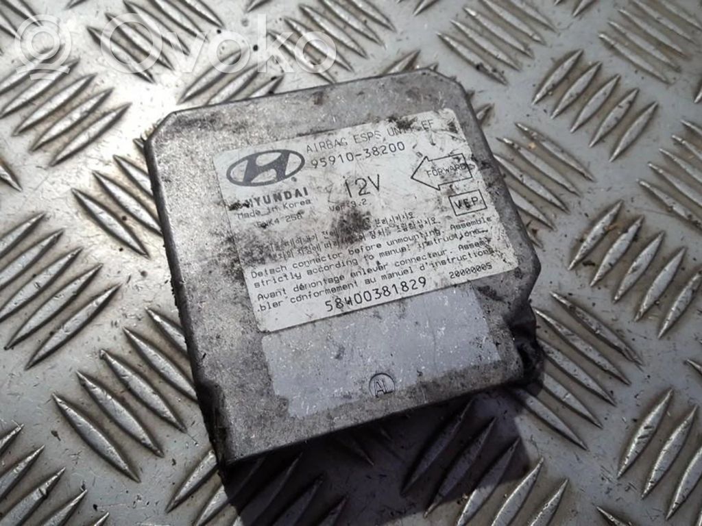 Centralina/modulo airbag   9591038200,95910382005WK4258,5WK4258,9591038200,9591038200