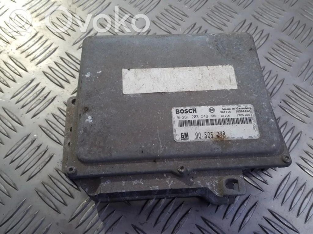 Unidad de control/módulo del motor   0261203548,90505778,0261203548,90505778