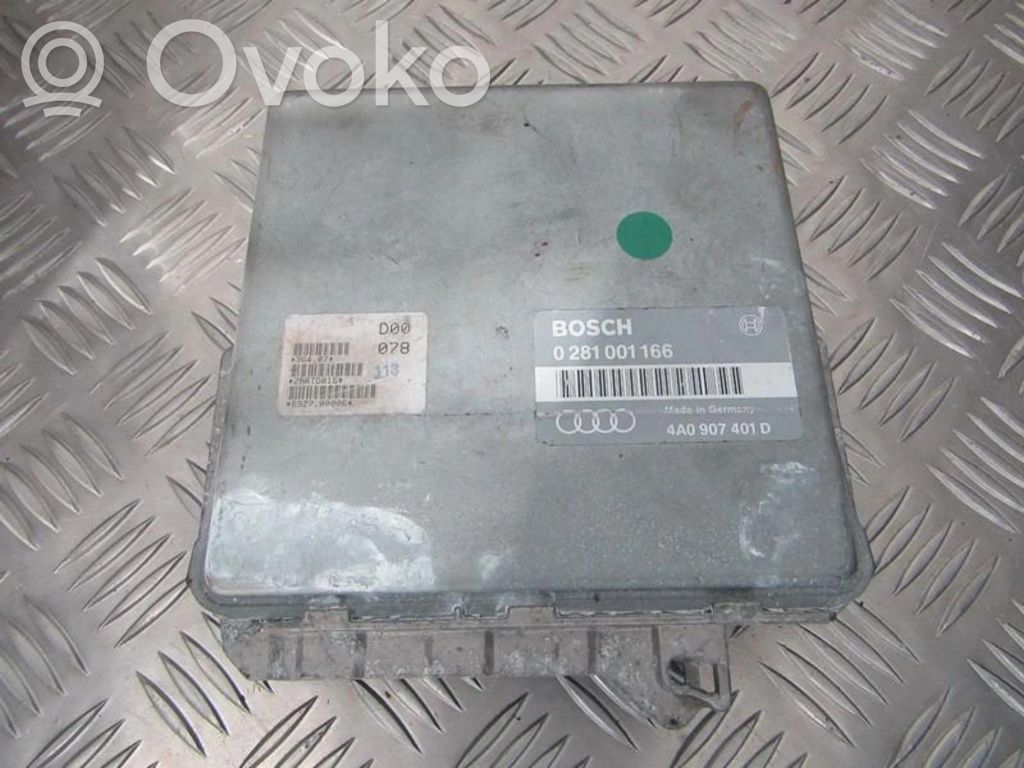 Moottorin ohjainlaite/moduuli   0281001166,4A0907401D,0281001166,4A0907401D