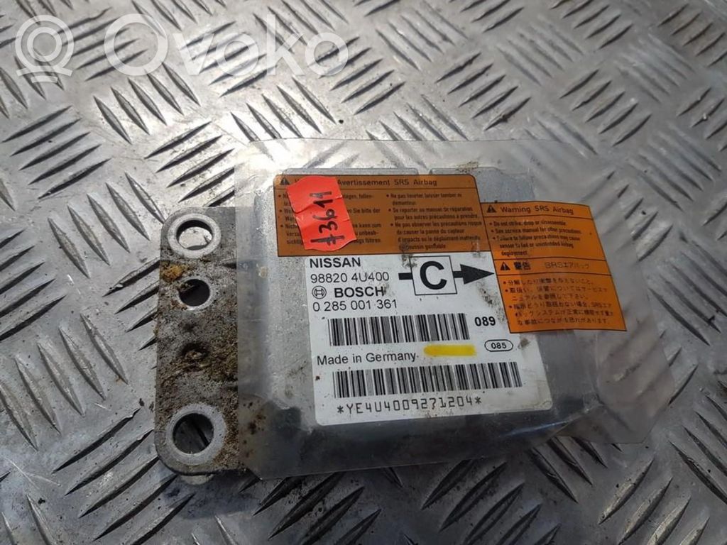 Nissan Almera Tino Centralina/modulo airbag
