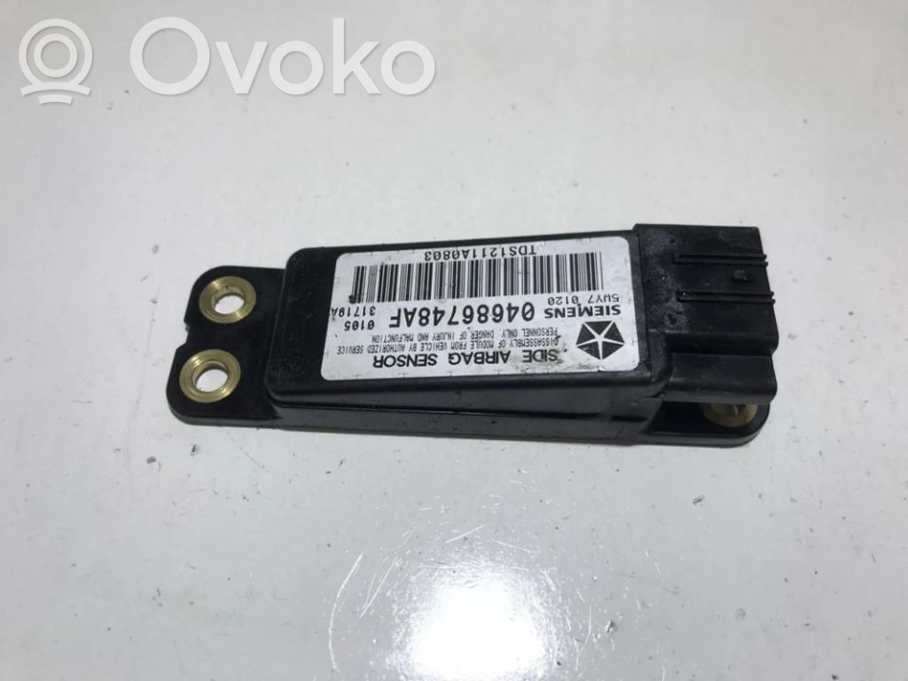 Airbagsensor Crashsensor Drucksensor   04686748AF,5WY70120,0105,04686748AF,31719A,5WY70120