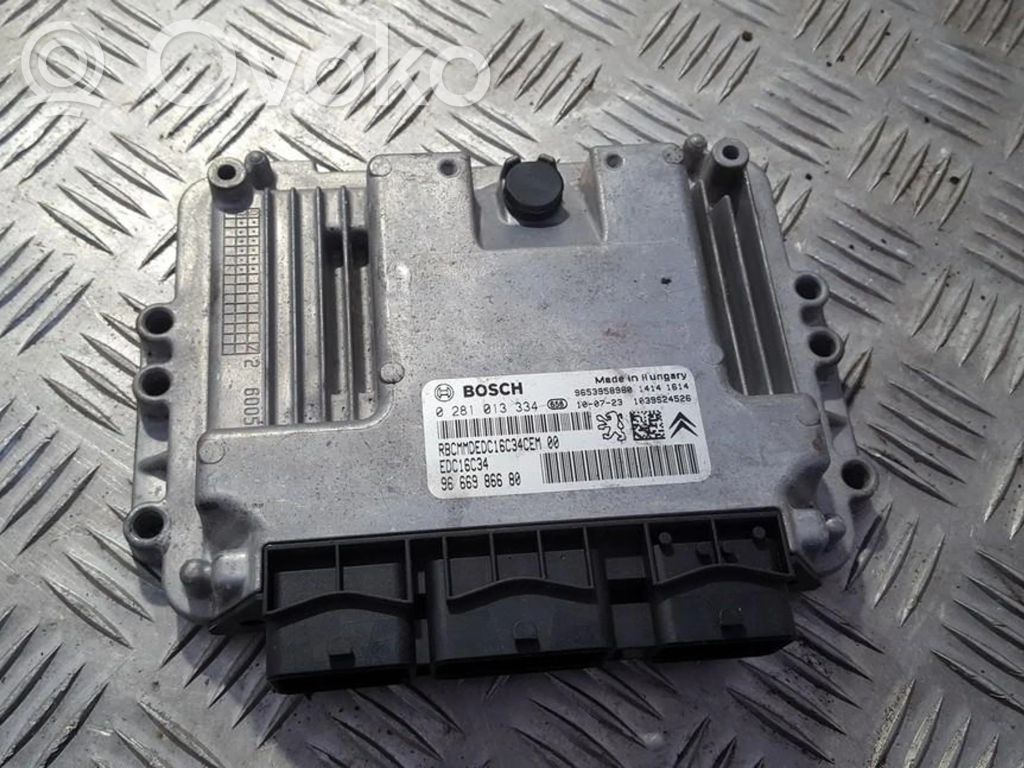 Peugeot 3008 I Unitate/modul de control motor 