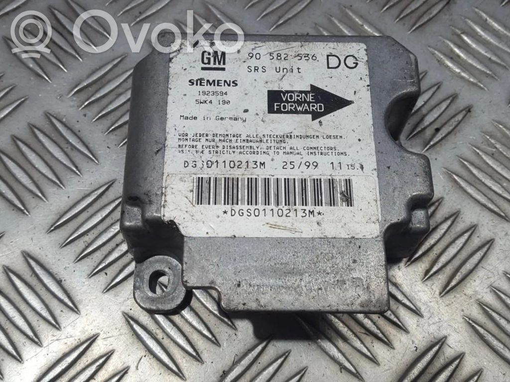 Opel Zafira A Unitate/modul de comandă airbaguri