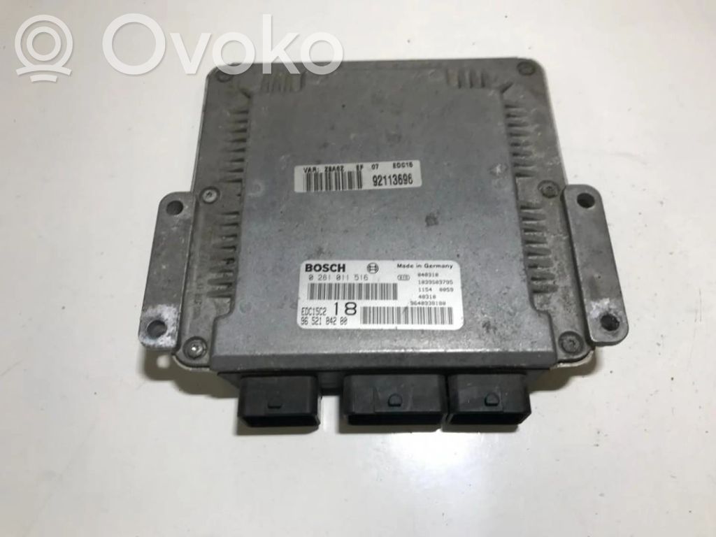 Peugeot 607 Variklio valdymo blokas 