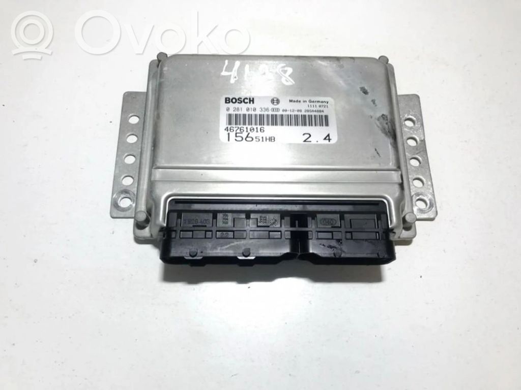 Engine control unit/module   0281010336,46761016,0281010336,11110721,15651HB,28SA4884,46761016