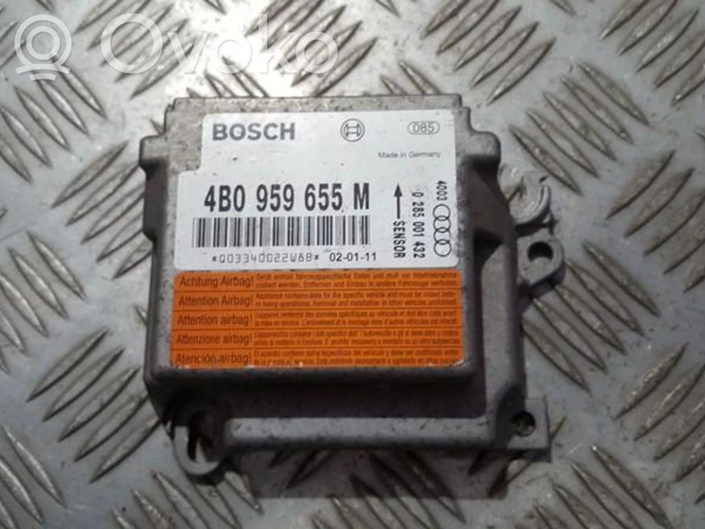 Audi A6 S6 C5 4B Centralina/modulo airbag 