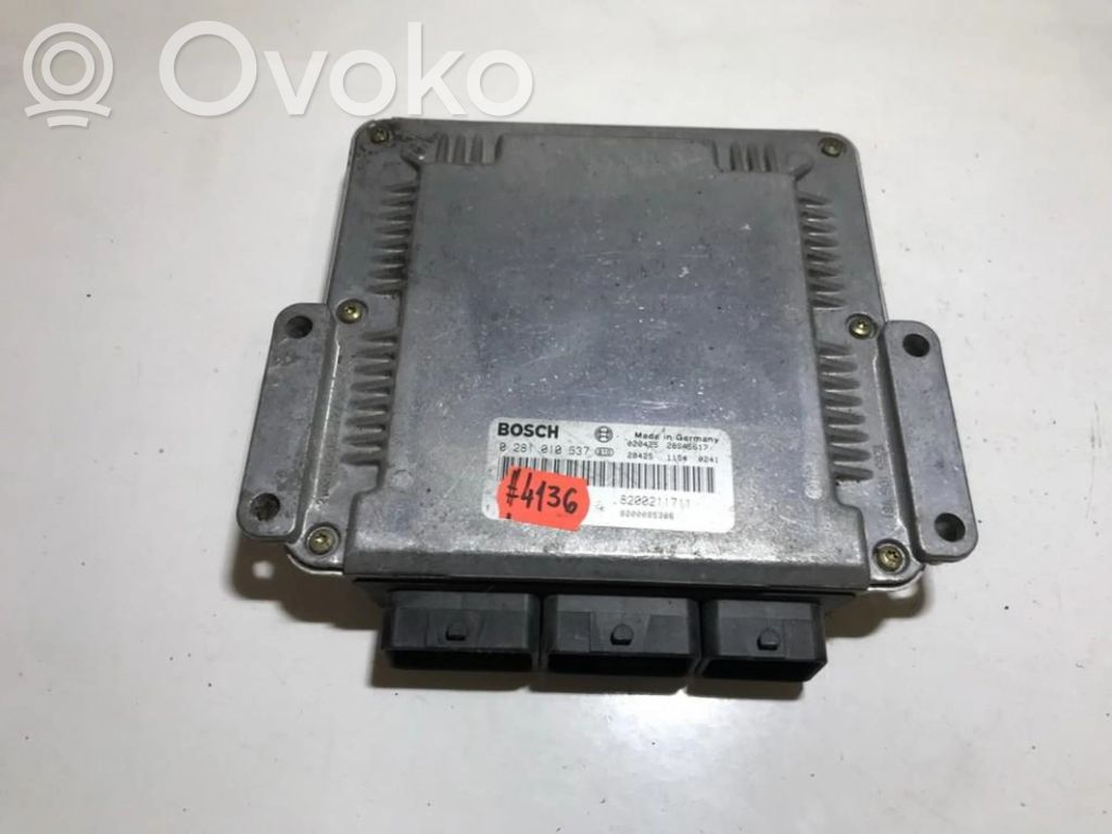 Engine control unit/module   0281010637,28SA5617,020425,0281010637,28425,28SA5617,8200085386,8200211711