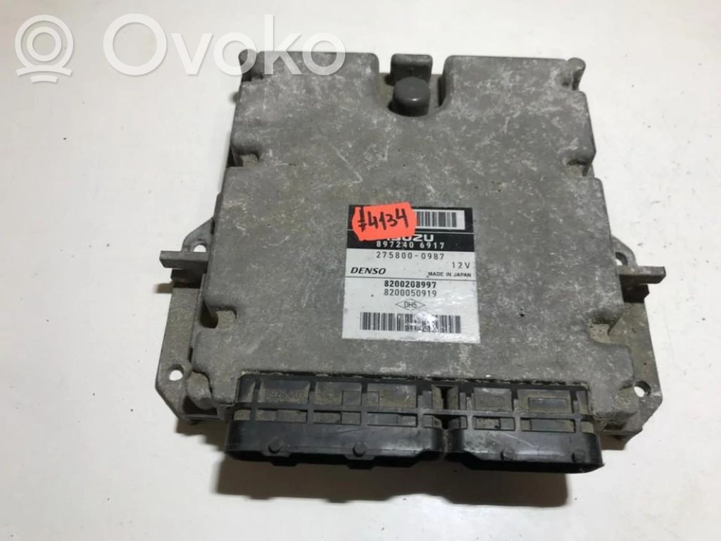 Centralina/modulo del motore   8972406917,8972406917,2758000987,8200050919,8200208997,8972406917,8972406917