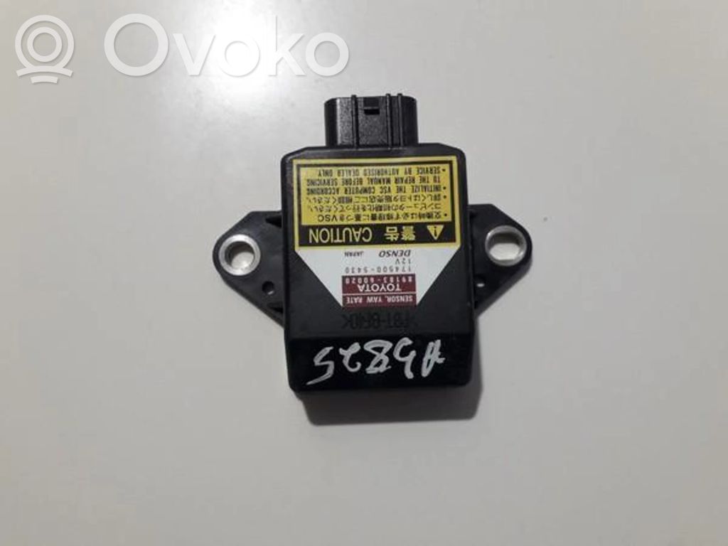 Lexus IS 220D-250-350 Sensore di imbardata accelerazione ESP 