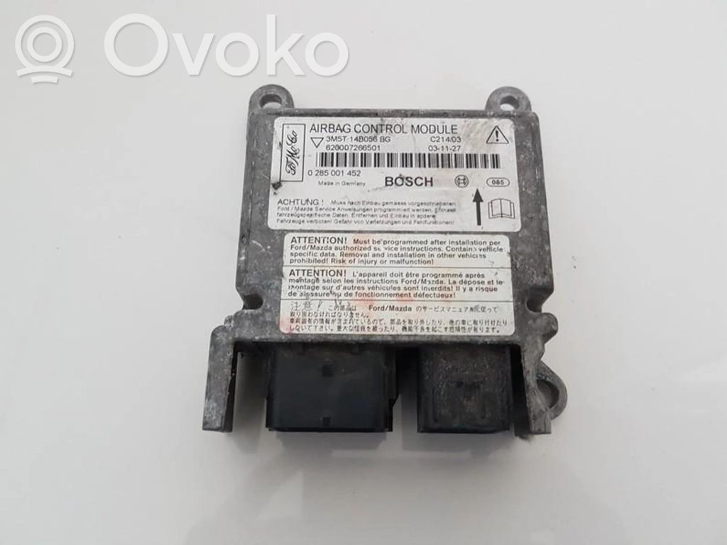 Turvatyynyn ohjainlaite/moduuli   3M5T14B056BG,0285001452,3M5T14B056BG,3M5T14B056BG
