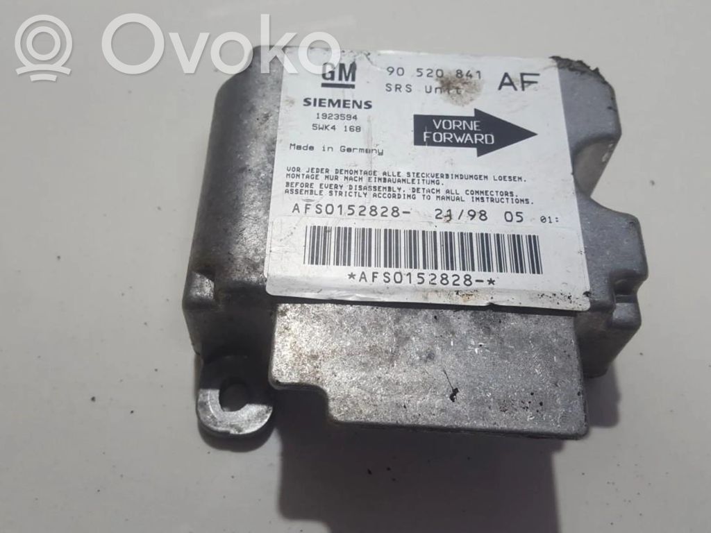 Module de contrôle airbag   90520841,1923594,1923594,90520841